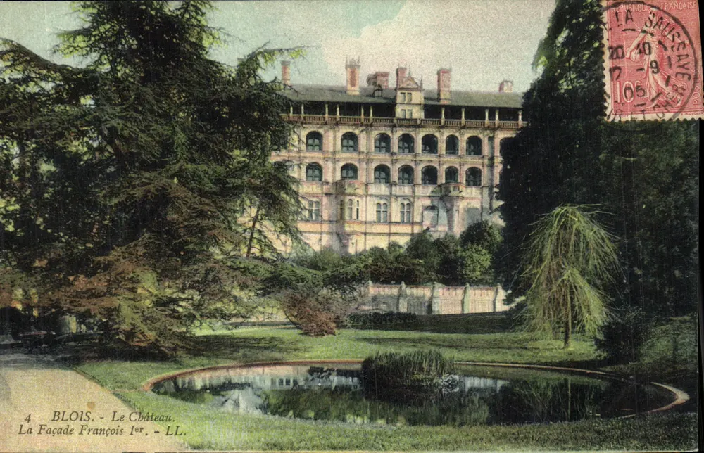 Blois - Das Schloss. Die Facade von François Ier - LL. - Vorderseite
