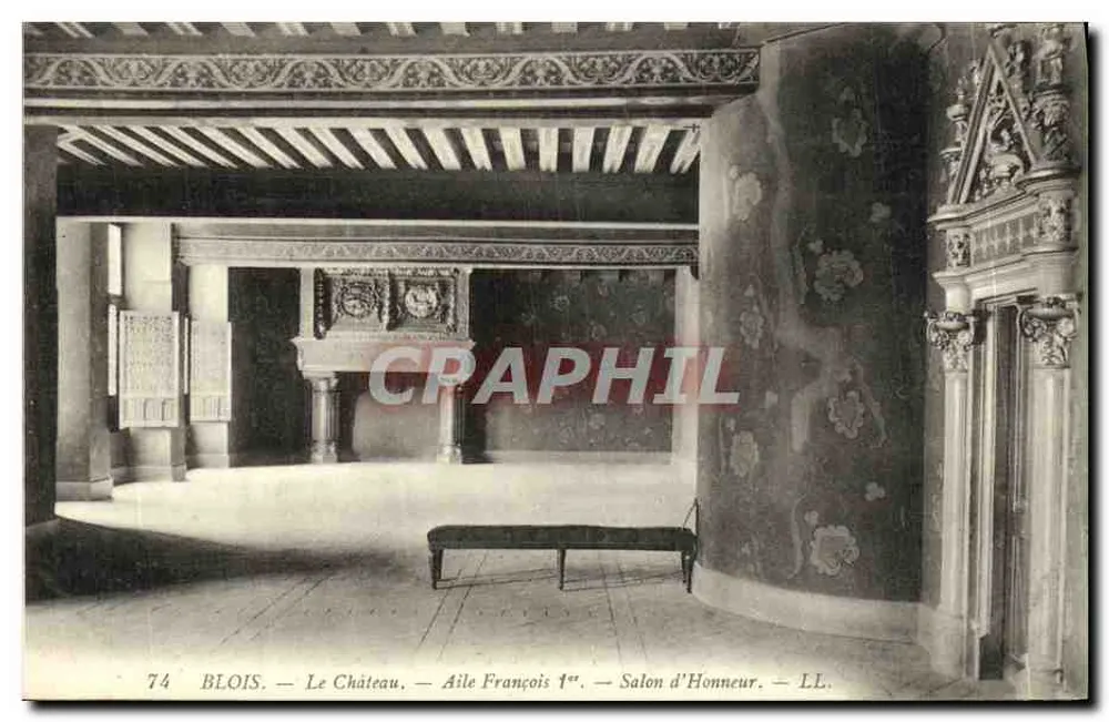 Blois — Das Schloss — Flügel François 1er — Salon d'Honneur — LL - Vorderseite