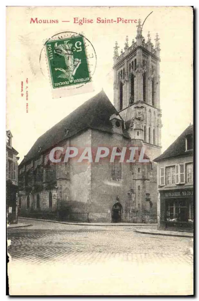 Moulin — Église Saint-Pierre — éditeur : ÉDITIONS RÉUNIES - Vorderseite