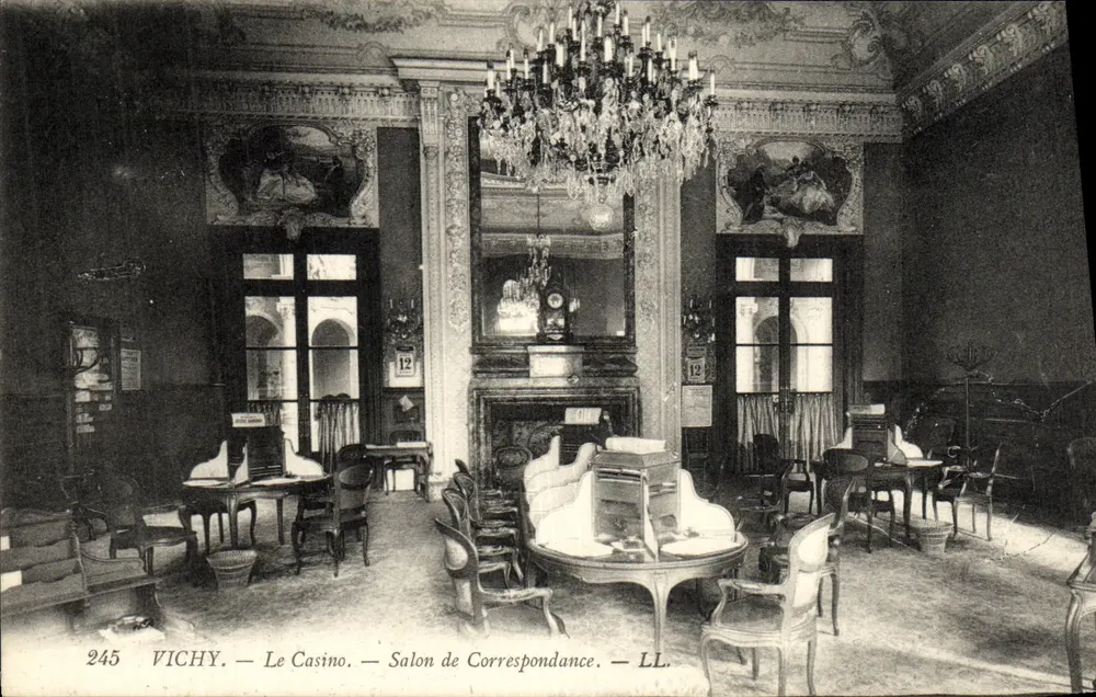 Vichy — O Casino — Salão de Correspondência — LL. — n° 245 - Frente