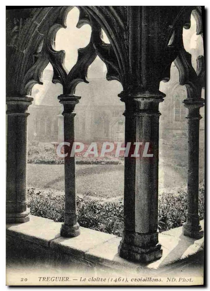 TREGUIER — O claustro (1461), croisillons — ND. Fot. - Frente