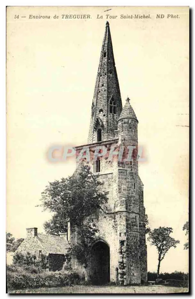 Environ de TREGUIER — La Tour Saint-Michel — ND Phot. - Frente