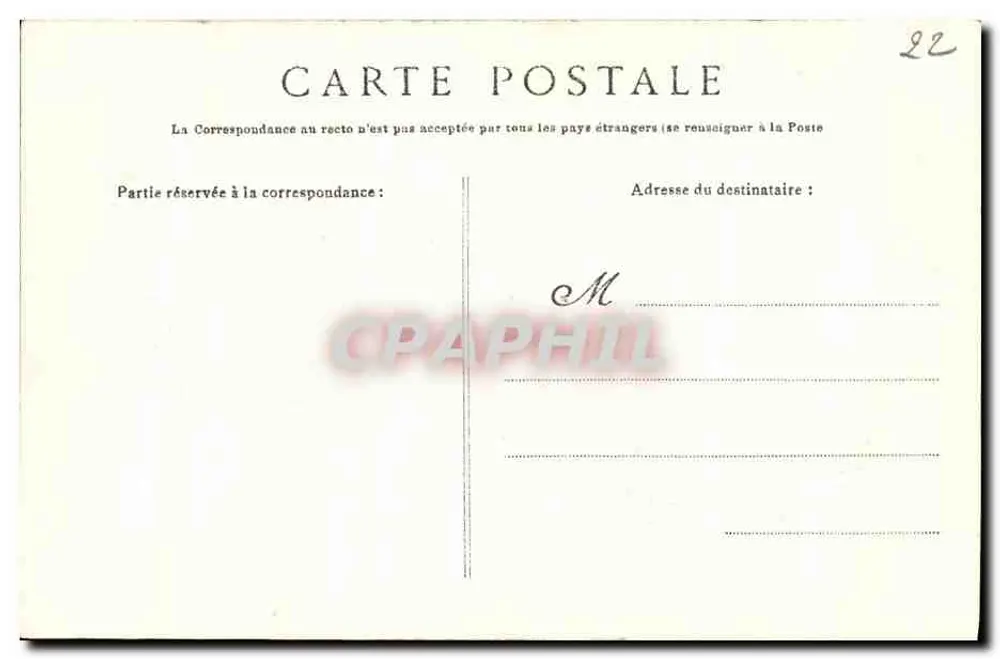 Tréguier — O Calvário — Coleção Villard, Quimper - Verso