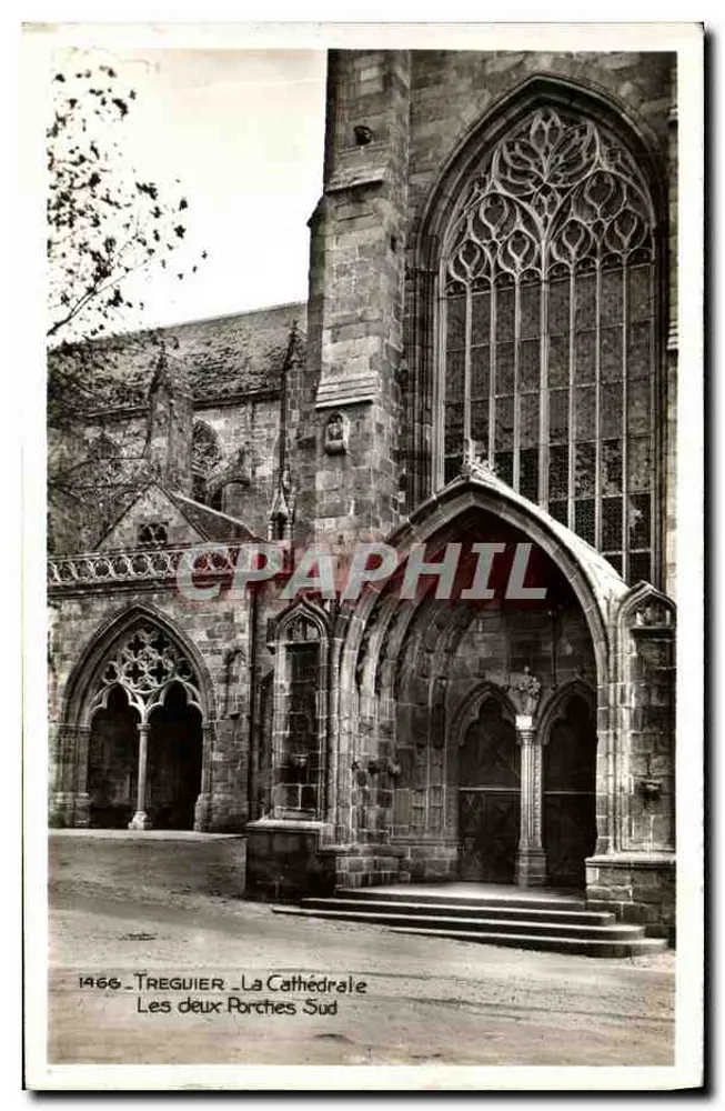 Treguier - Die Kathedrale - Die beiden Südporches - Vorderseite