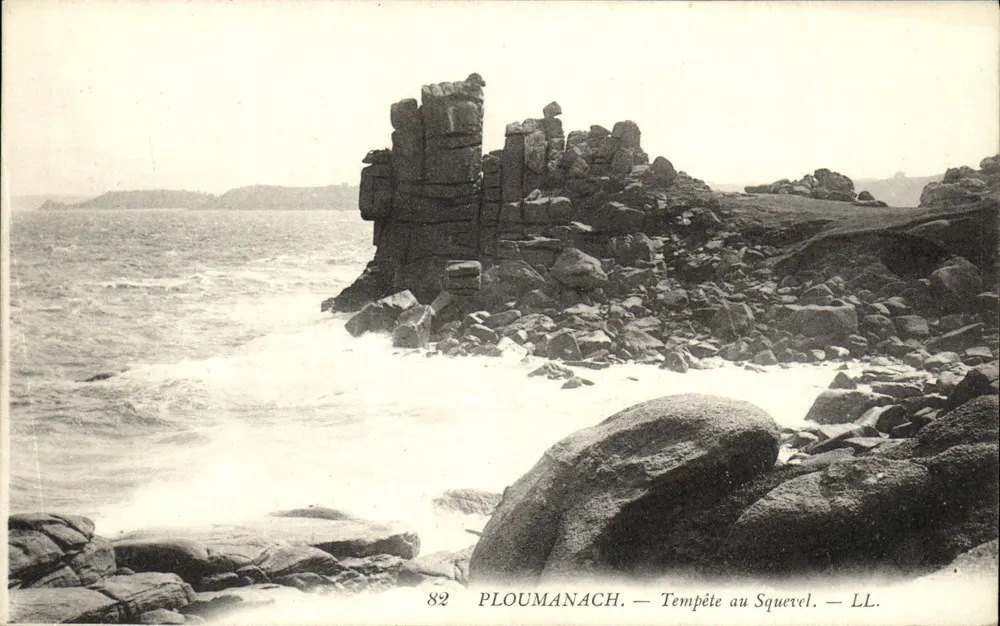 PLOUMANACH — Tempestade no Squevel — LL. — n°82 - Frente
