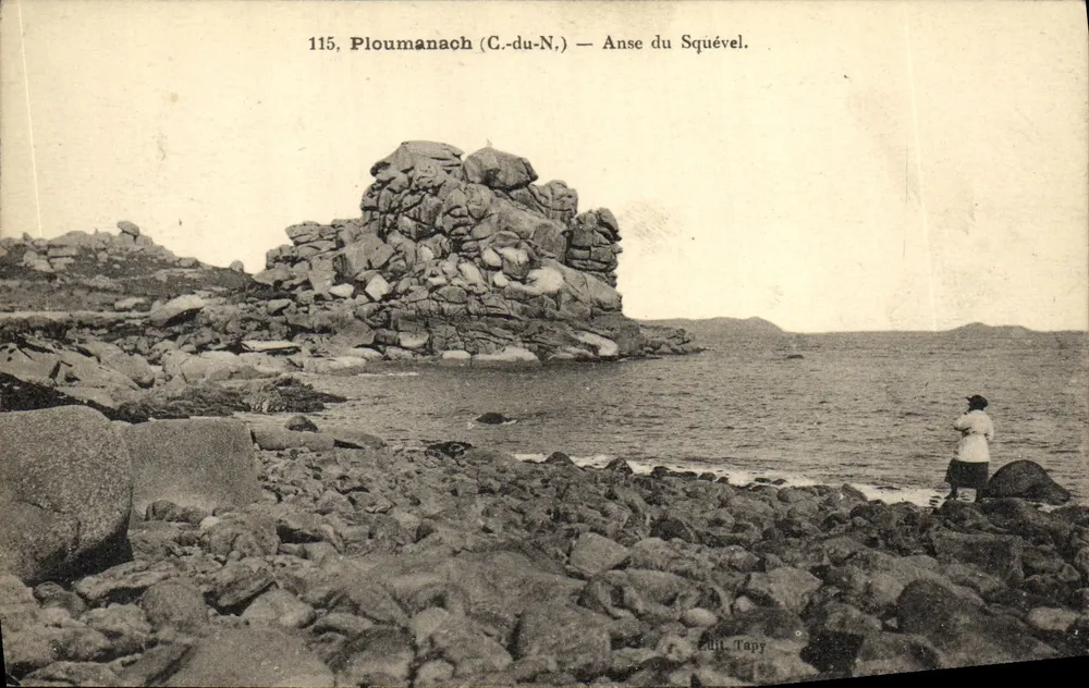 Anse du Squével — Ploumanach (Côtes-du-Nord) — Edit. Tapy - Frente