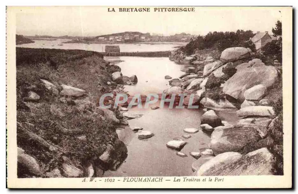 PLOUMANACH — Les Troièros e o Porto — A.W. - 1002 - Frente