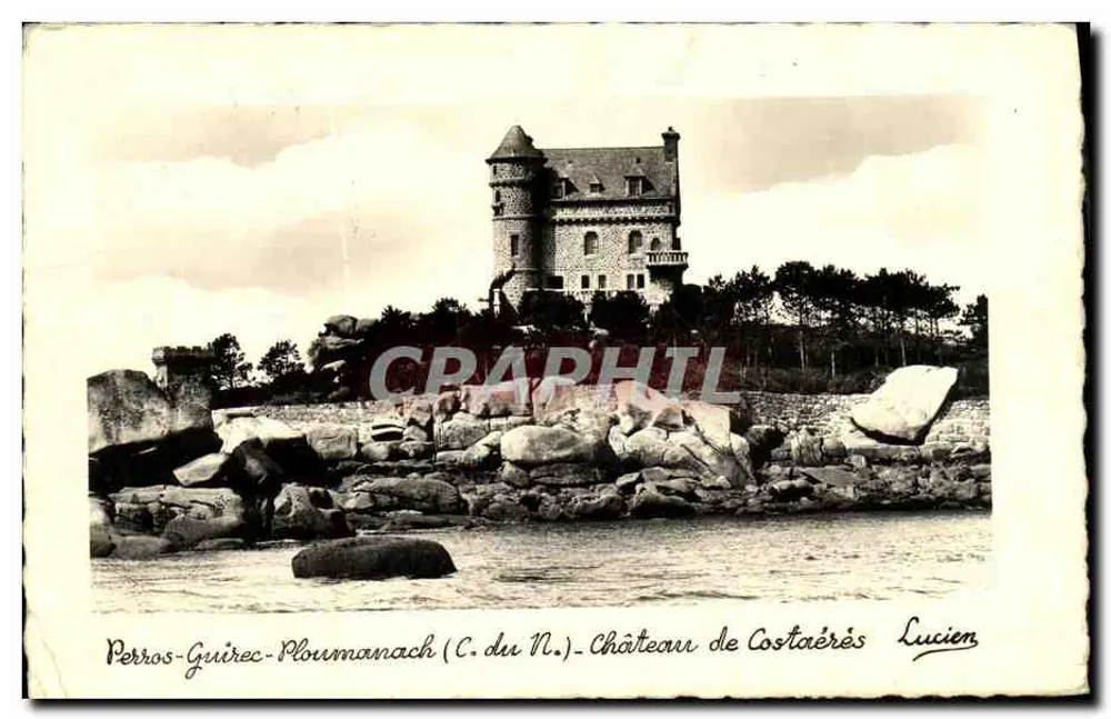 Castelo de Costaères — Perros-Guirec-Ploumanach (C. du N.) — Lucien - Frente