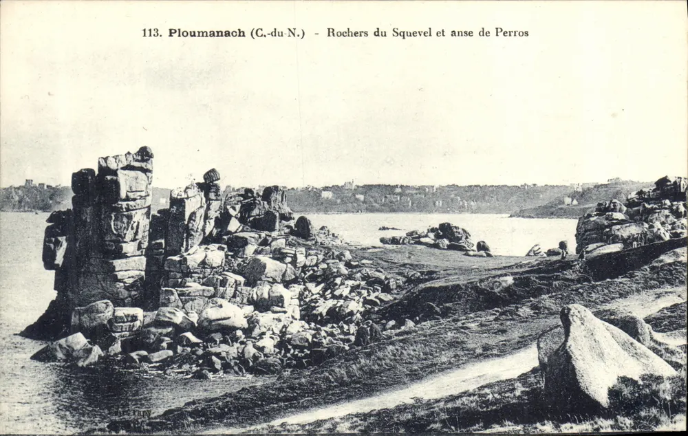 Ploumanach (C.-du-N.) — Rochers du Squevel und anse de Perros — n° 113 - Vorderseite