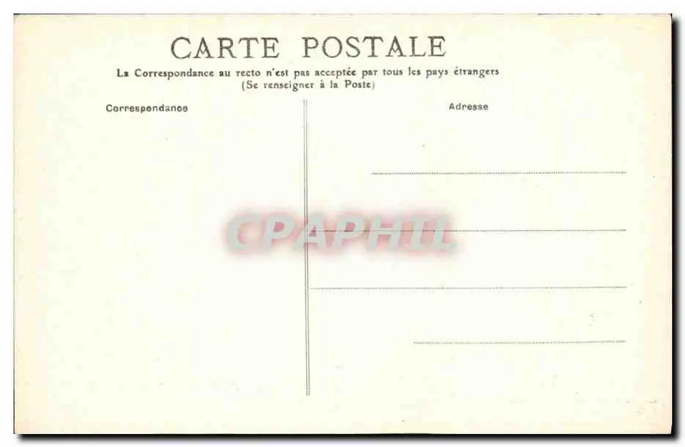 PLOUMANACH - Uma Onda — Obtido sobre Plaques Guilleminot, n° 2227 - Verso