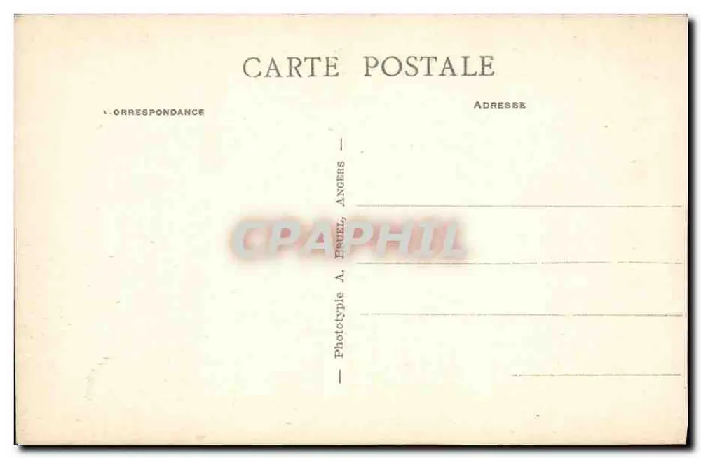 PLOUMANACH (C.-du-N.) — Os Rochos do Farol — Fototipo A. Broul, Angers - Verso