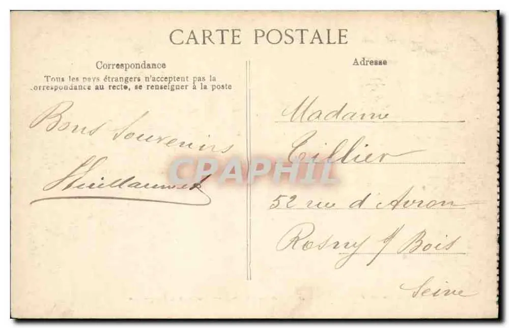 Val-André — Rochas em Lingouare — Editor B.T. n°48 - Verso