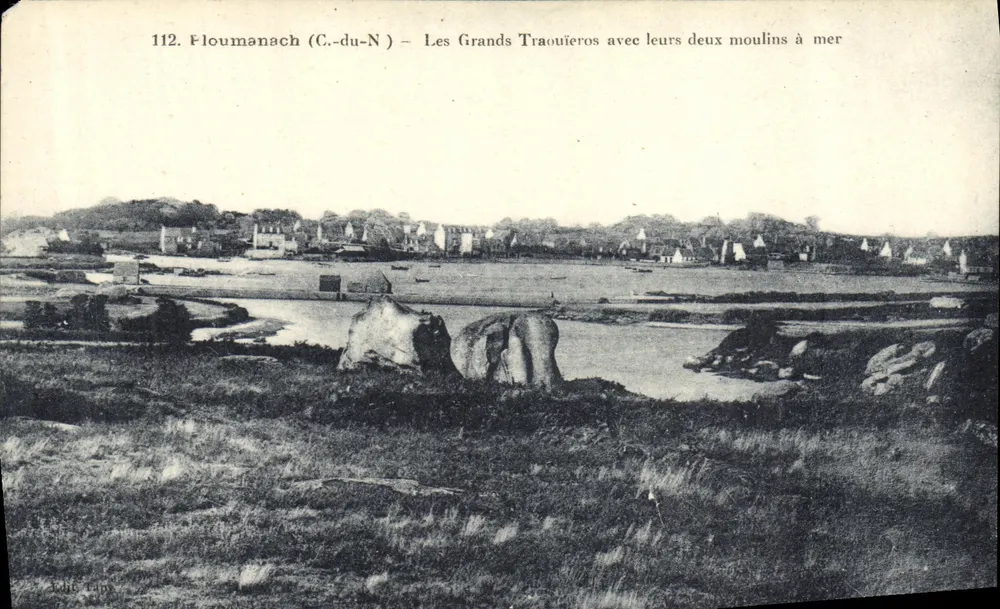 Floumanach (C.-du-N) — Die Grands Traouïeros mit ihren beiden Windmühlen — Édite Tapy - Vorderseite