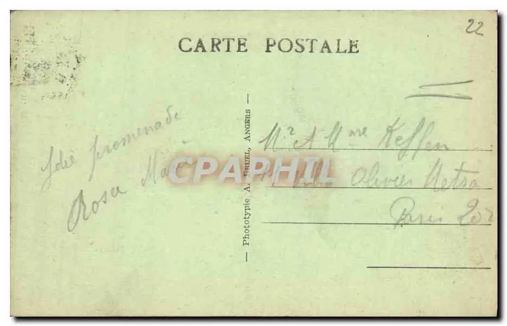 PLOUMANACH (C.-du-N.) — Vista Geral do Porto — Fototipia A. BRUEL, ANGERS, n°259 - Verso