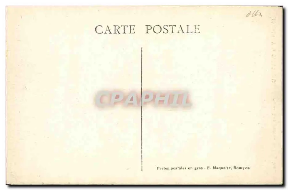 Ainay-le-Château (Allier) — Die Türen der Kirche — E. Maquaire, Nr. 10 - Rückseite
