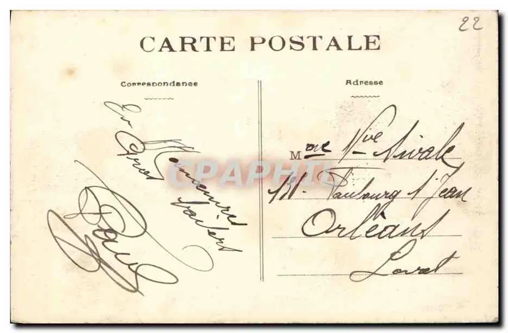 Paimpol - A Torre de Kerroch — editor Denmaria Frères, Paris, n° 630 - Verso