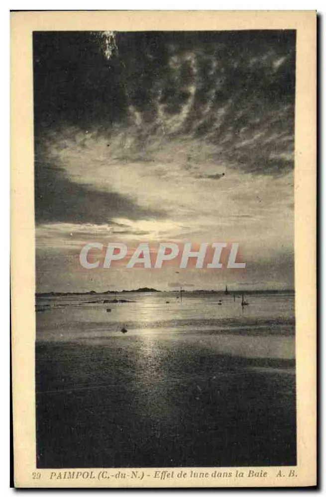 Paimpol (C.-du-N.) - Efeito da lua na Baía - A. B. - Frente