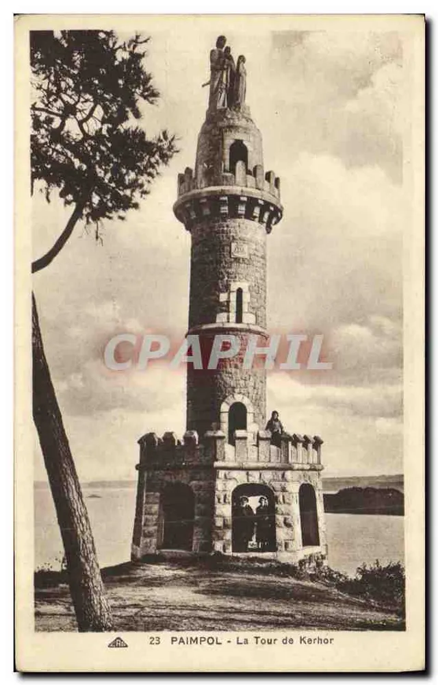 Paimpol - A Torre de Kerhor — editor: Ancienne des Arts Plastico-Mécaniques, Strasbourg - Frente