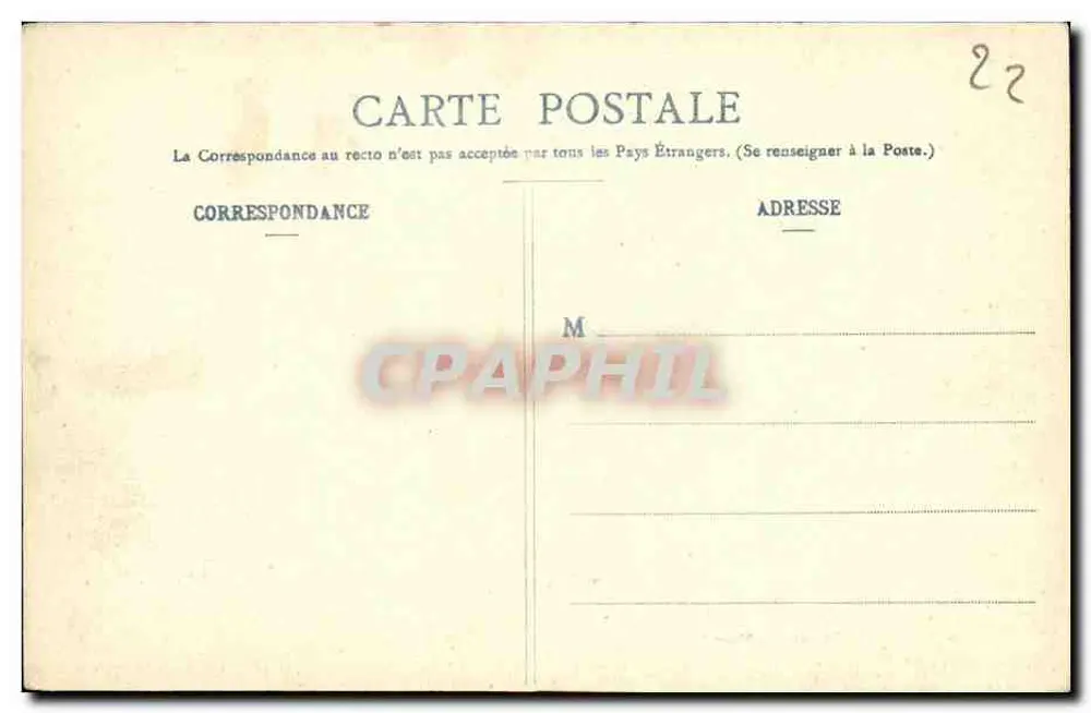 Lamballe - Innenansicht der Kirche Notre-Dame — Côtes-du-Nord — Ch. Bailly, Foto - Vve Chamarre, Verlag, Ploërmel - Rückseite