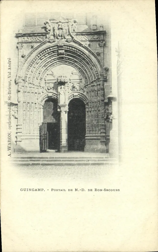 Guingamp - Poort van de Heilige Maria van Goede Hulp — A. Waron, opticien-uitgever, St-Brieuc - Voorkant