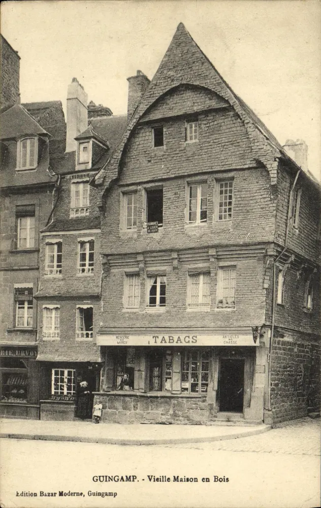 Guingamp - Velha Casa de Madeira — Edição Bazar Moderno, Guingamp - Frente