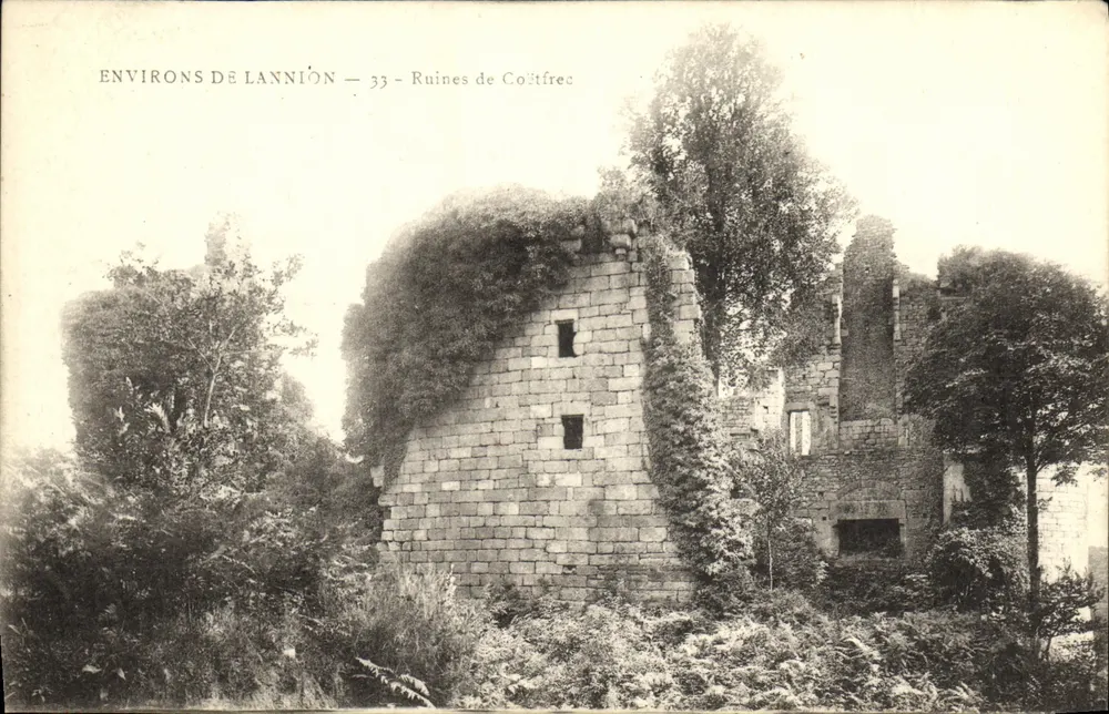 Ruínas de Coäftrec — Em torno de Lannion — 33 - Frente