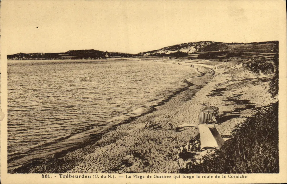 Trébeurden (C. du N.) — Die Goastirez-Bucht entlang der Cornichestraße — n°461 - Vorderseite