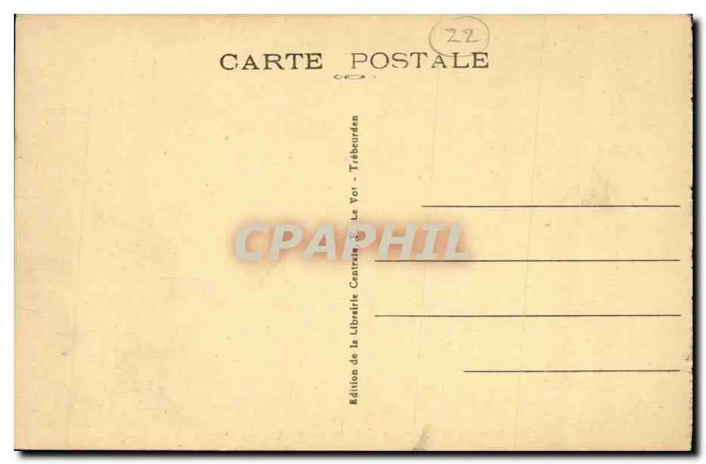 Trébeurden (C. du N.) — Die Goastirez-Bucht entlang der Cornichestraße — n°461 - Rückseite