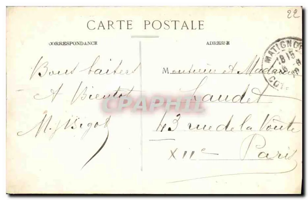 Côte d'Émeraude - 152. Cap FRÉHEL - Das Meer, das um die Felsen bricht — Légoopil, Verlag, Fiers - Rückseite