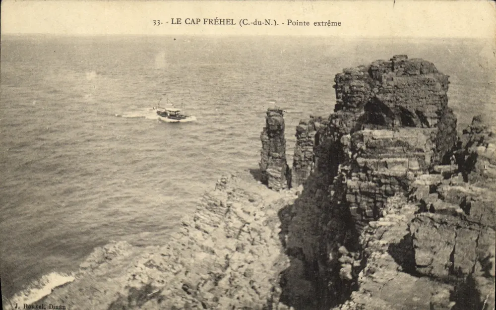 O Cap Fréhel (C.-du-N.) - Ponta extrema — J. Rouxel, Dinan, n°33 - Frente