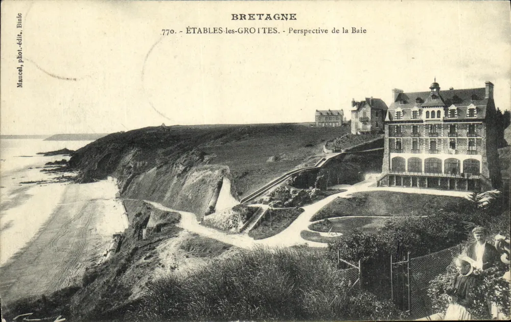 Étables-les-Groîtes — Perspectiva da Baía — Mancel, fot.-edit. Binic - Frente