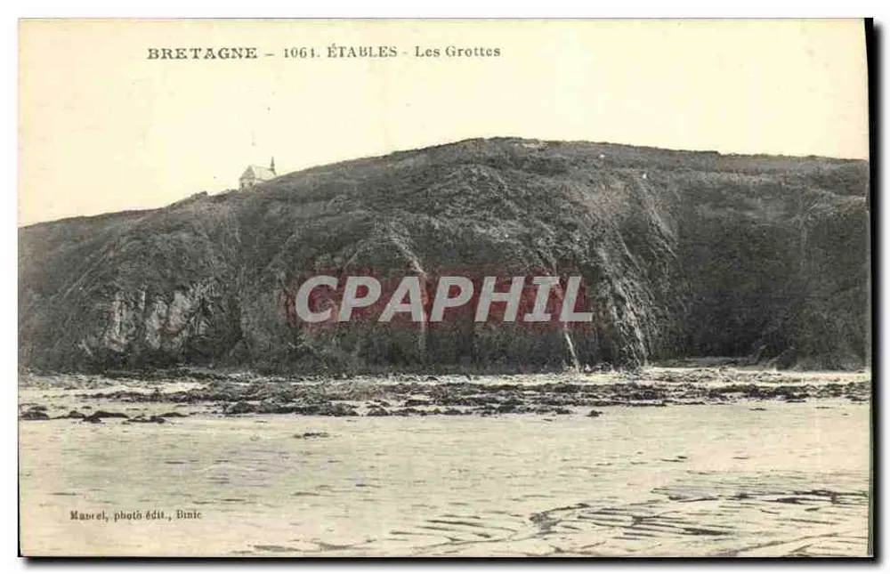 Bretanha - Étables - As Grutas — Maurel, fot. édit., Bintec - Frente