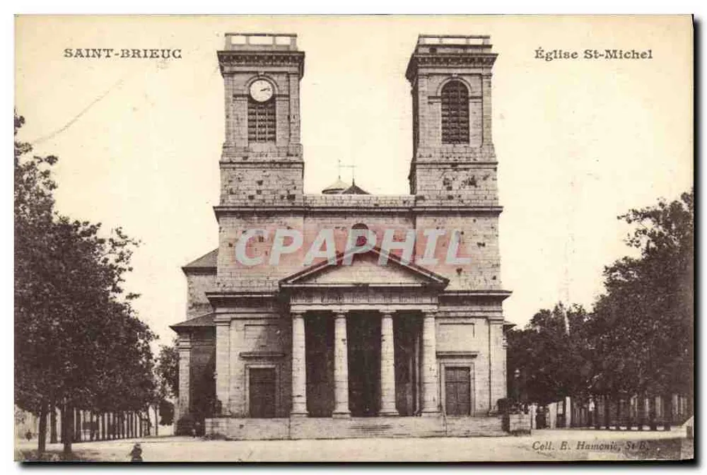 Saint-Brieuc — Igreja de São Miguel — Coleção E. Hamonie, St.B. - Frente