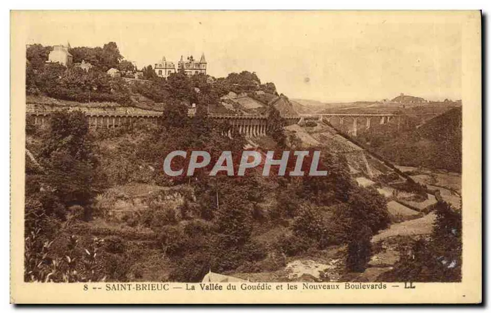 Saint-Brieuc — Die Tal der Gonédic und die neuen Boulevards — LL - Vorderseite
