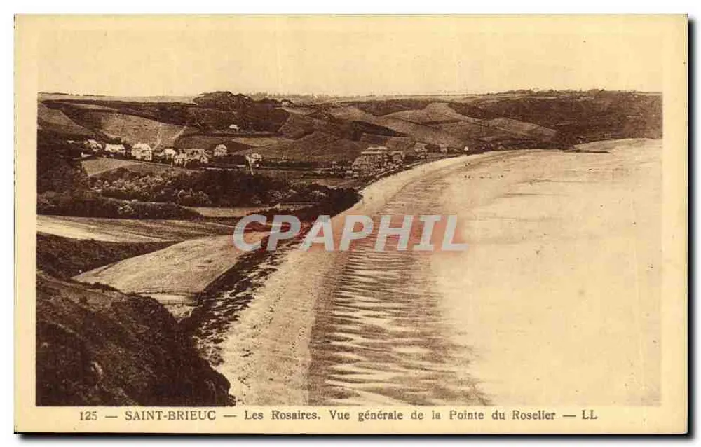 Saint-Brieuc — Les Rosaires. Allgemeiner Blick auf die Pointe du Roselier — LL - Vorderseite