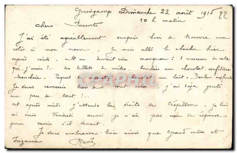 Saint-Brieuc — Casa de Guébriant — Artaud e Nozais, Nantes - Verso