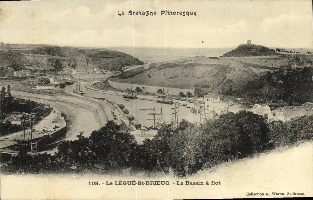 Le Légué-St-Brieuc — Der Flusskai — Sammlung A. Waron, St-Brieuc - Vorderseite