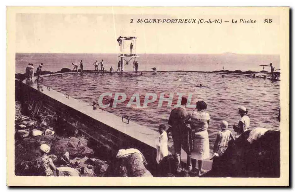 St-Quay-Portrieux (C.-du-N.) — La Piscine — AB - Anverso