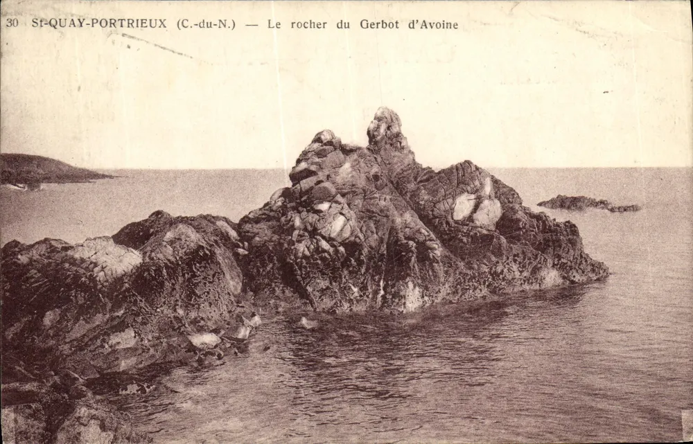 St-QUAY-PORTRIEUX (C.-du-N.) — Le rocher du Gerbot d'Avoine — Édition des Nouvelles Galeries - Vorderseite