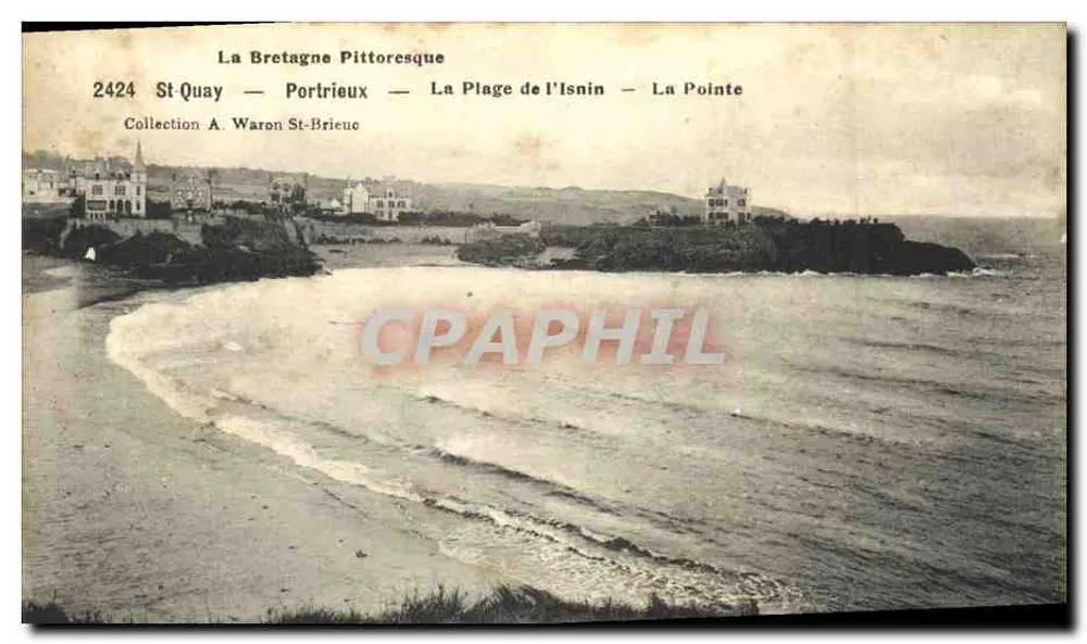 Pittoreske Bretagne — Die Bucht von Isnin — Die Spitze — Sammlung A. Waron St-Brieuc - Vorderseite