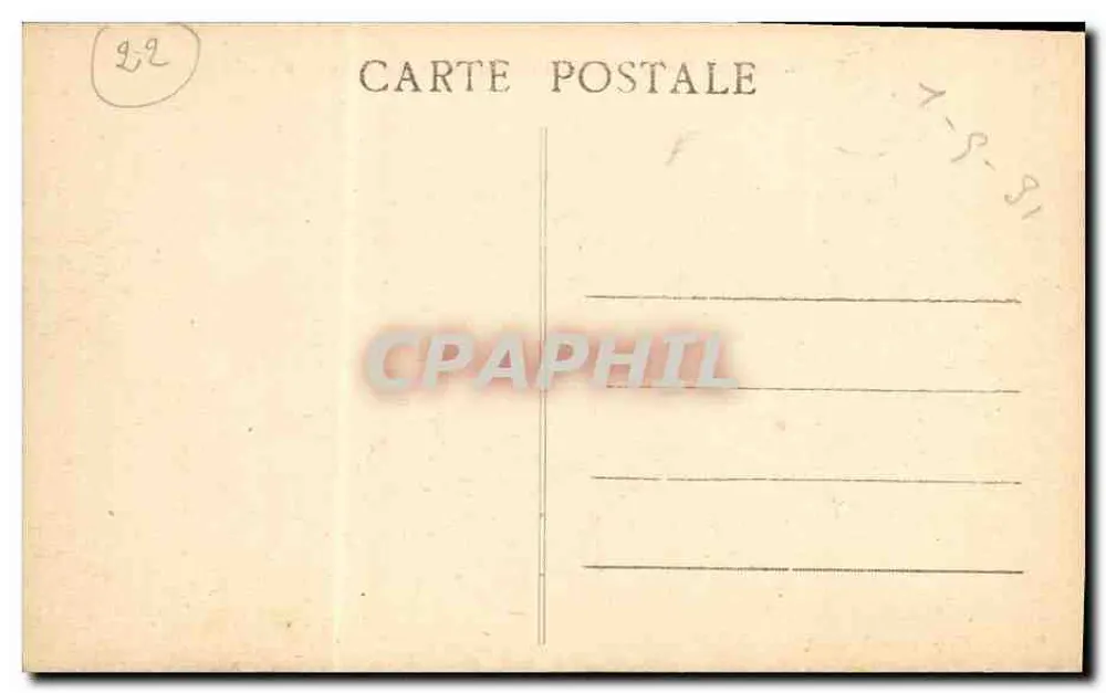 Saint-Quay-Portrieux — Der Strand im August — Editions C. P. A. n° 7883 - Rückseite