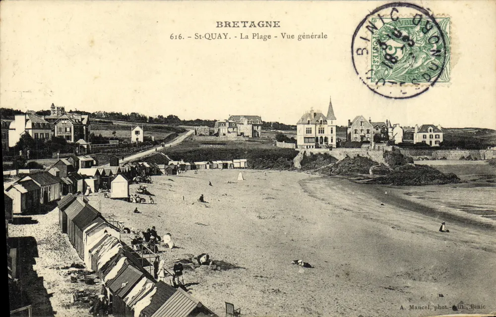 St-Quay - La Plage - Vue générale — Bretagne, série 616, A. Mancel, Binic - Vorderseite