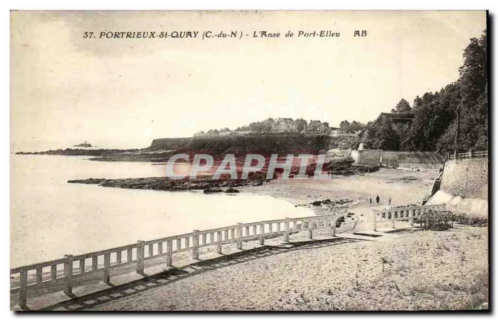 Portrieux-Saint-Quay (C.-du-N) — Die Anse de Port-Elleu — A. Brueil, Angers - Vorderseite