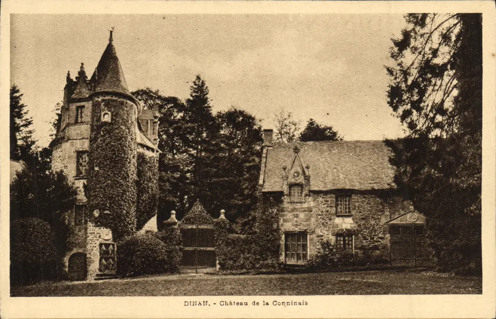 Dinan - Castelo da Conninais — Edição M. PAMBRUN, Dinan, Série 1 N° 4 - Frente