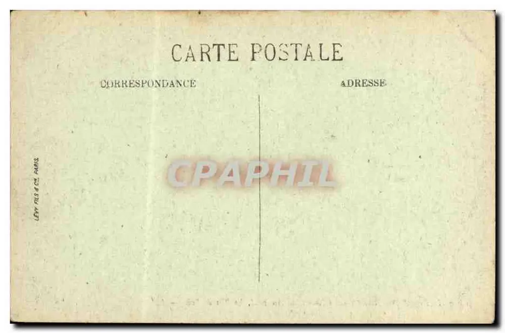 Castelo de Dinan (lado norte) — No fundo, os Tas de Pois — LL. - Verso
