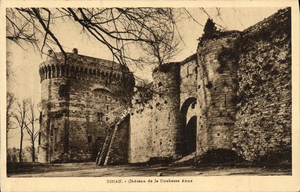 Dinan - Castelo da Duquesa Ana — Edição M. Pambrun, Série I N°2 - Frente