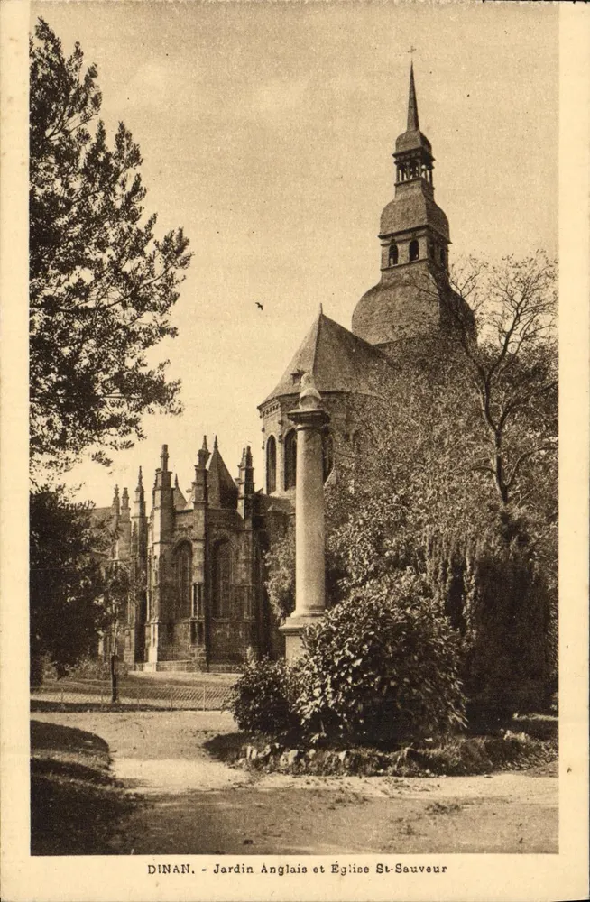 Dinan - Englischer Garten und Kirche St-Sauveur — Serie I Nr. 11, Edition M. PAMBRUN, Dinan - Vorderseite
