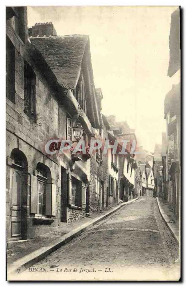Dinan — A Rua de Jerzual — LL. - Frente