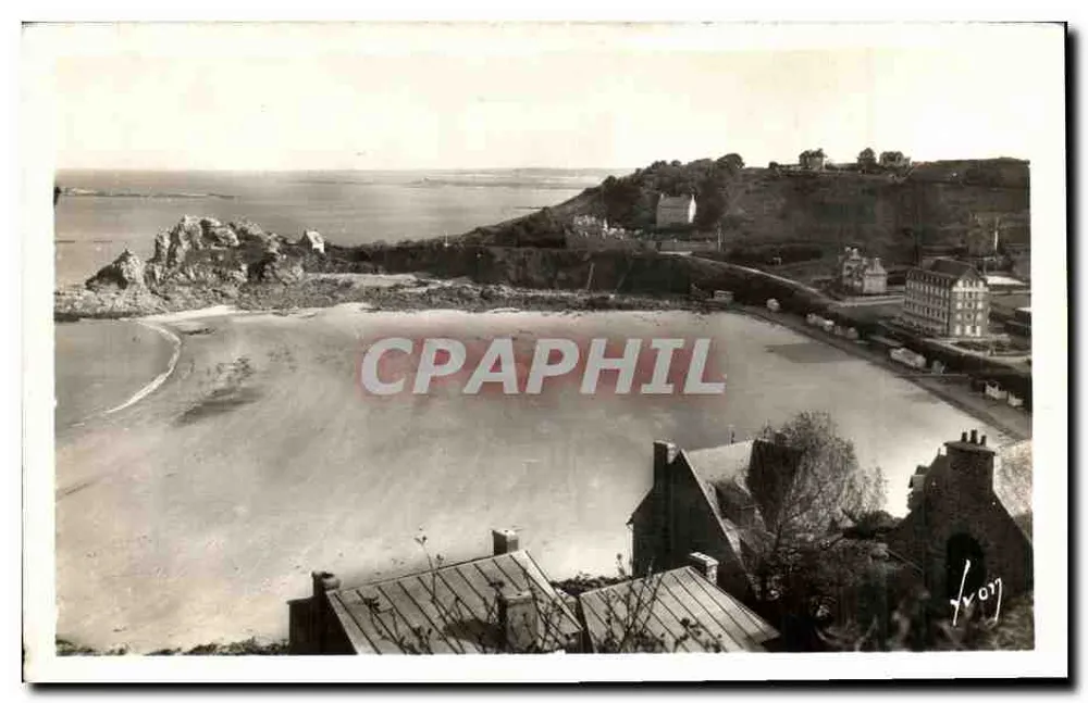 Strand von Trestreignel und Pointe du Château — Perros-Guirec (Côtes-d'Armor) — Art Editions 'Yvon' Paris - Vorderseite