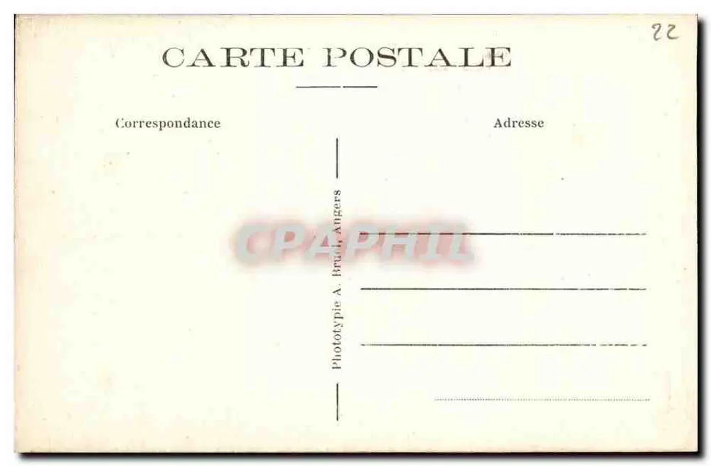 Castelo de Costaères em Perres-Guirec (C.-du-N.) — onde Henri Sienkiewicz escreveu « Quo Vadis » — A.B. n°201 - Verso